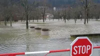 poplava reka Pivka parkiri&scaron;če Postojnska jama