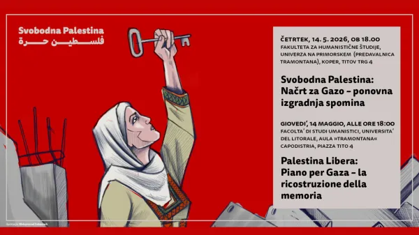 Vabljeni na predavanje o svobodni Palestini in načrtu za Gazo