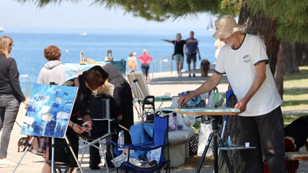 Že &scaron;esti ex-tempore Pomlad v Piranu