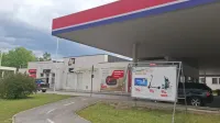 Ponoči razstrelili bankomat na bencinski črpalki