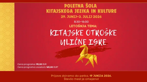 Konfucijeva učilnica Koper Univerze na Primorskem vabi na poletno &scaron;olo kitajskega jezika in kulture