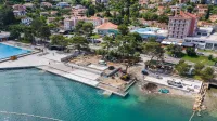 Koper, 4.6.2026Žusterna, Plaža kopali&scaron;če, bazen in obnova nova plaža, gradbena dela, Prenova kopali&scaron;ča v Žusterni